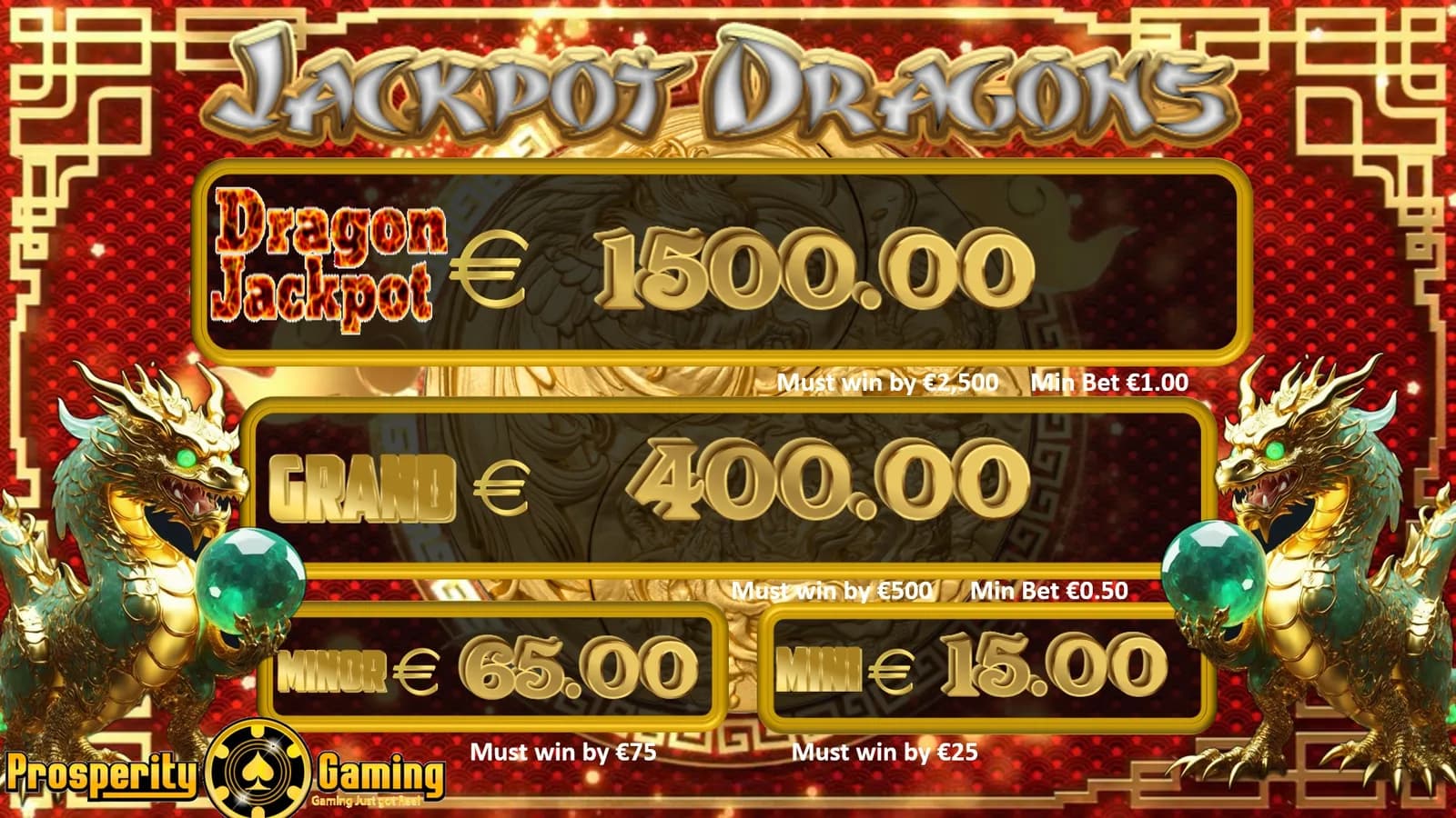 Jackpot Dragons on Top-box