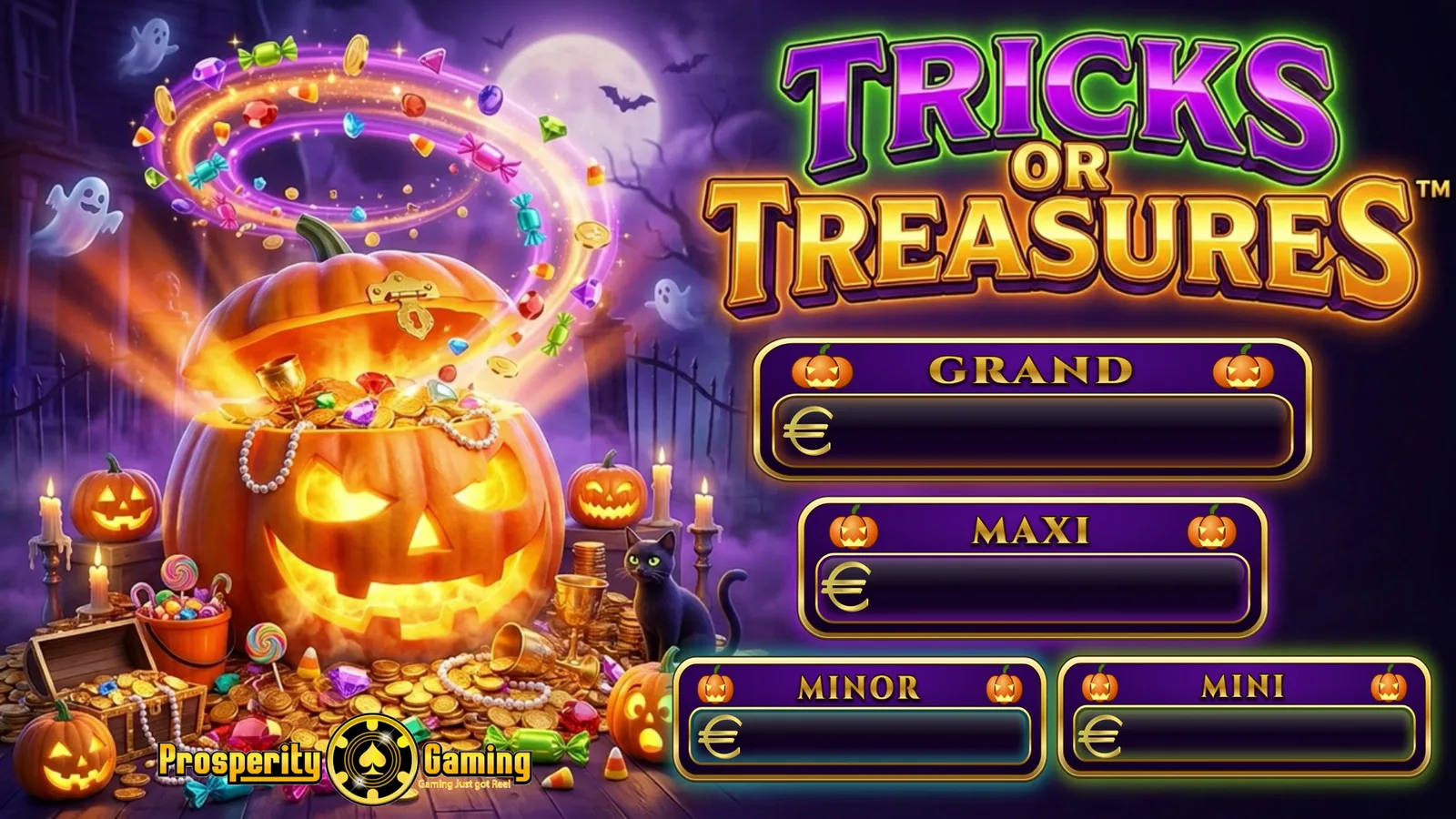 Tricks or Treasures jackpot